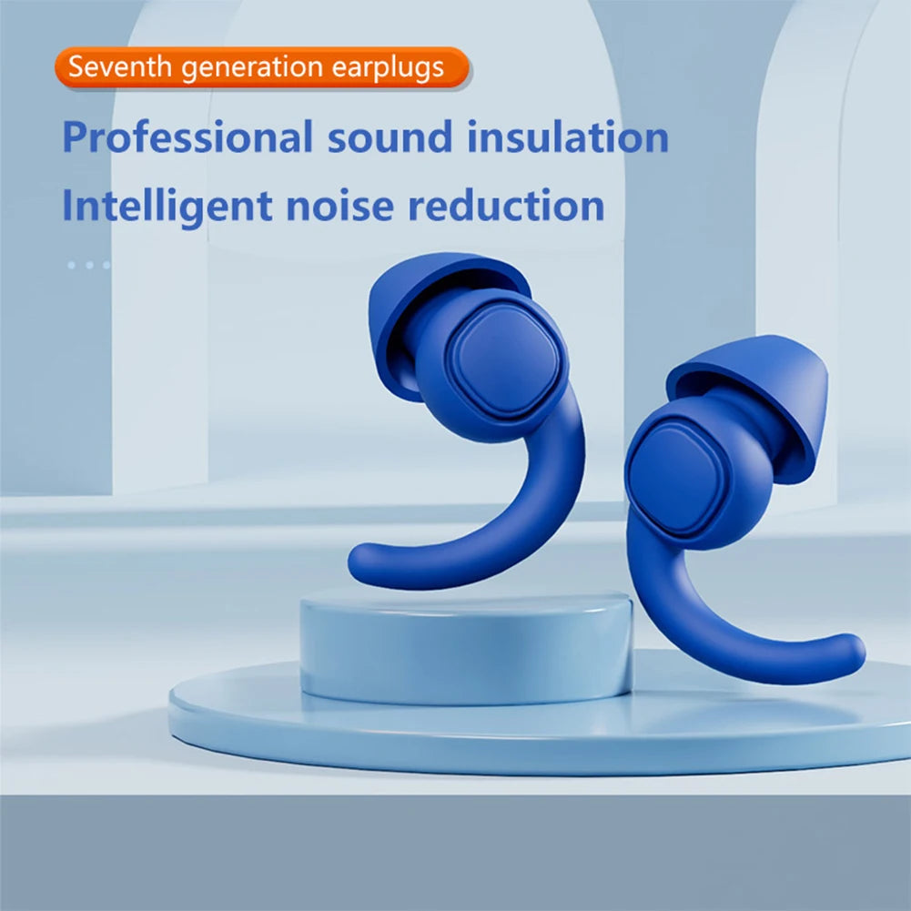 Silicone Sound Insulation Earplugs Soft Noise Reduction Earplug Washable Waterproof Swimming Plugs anti Snore Sleeping Earplugs