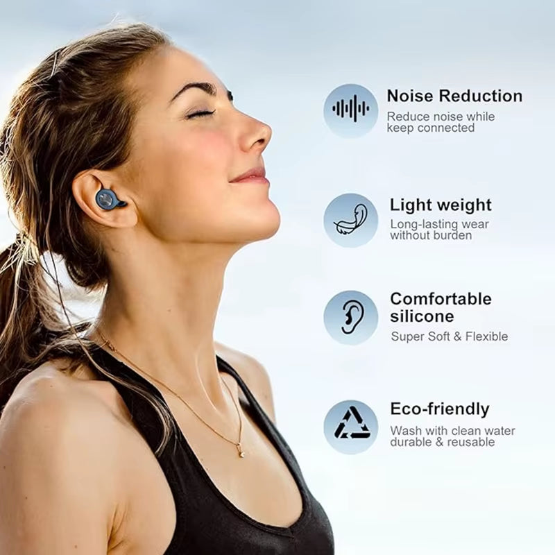 Silicone Ear Plugs Sleeping Earplugs Noise Reduction Waterproof Ear Plug for Swimming Ear Plug Protection Earplugs Set Oordopjes