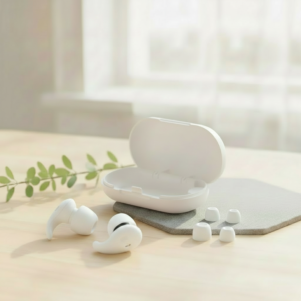 Auralis™ SoundFlow Pro | Reusable Noise-Filtering Earplugs for Sleep, Focus & Travel